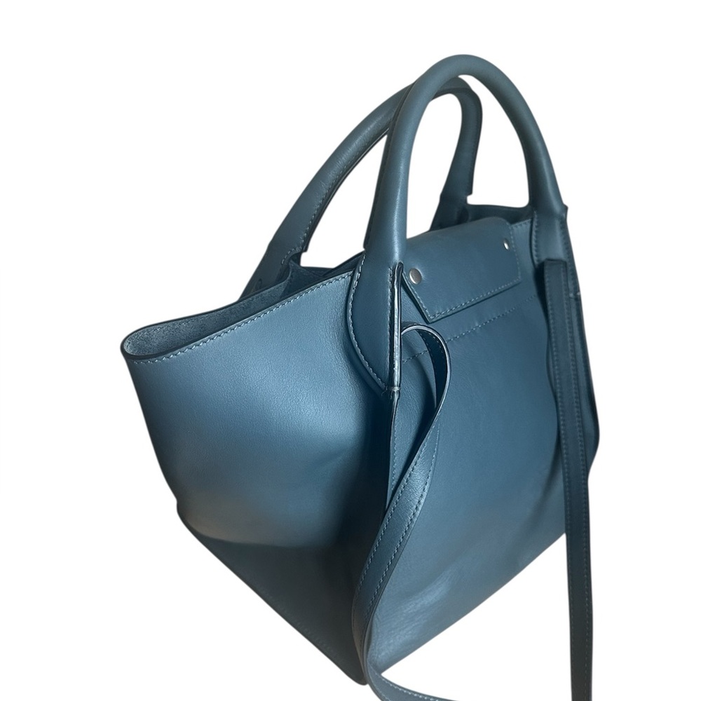 Celine big bag blue gray leather bag - Picture 3 of 10